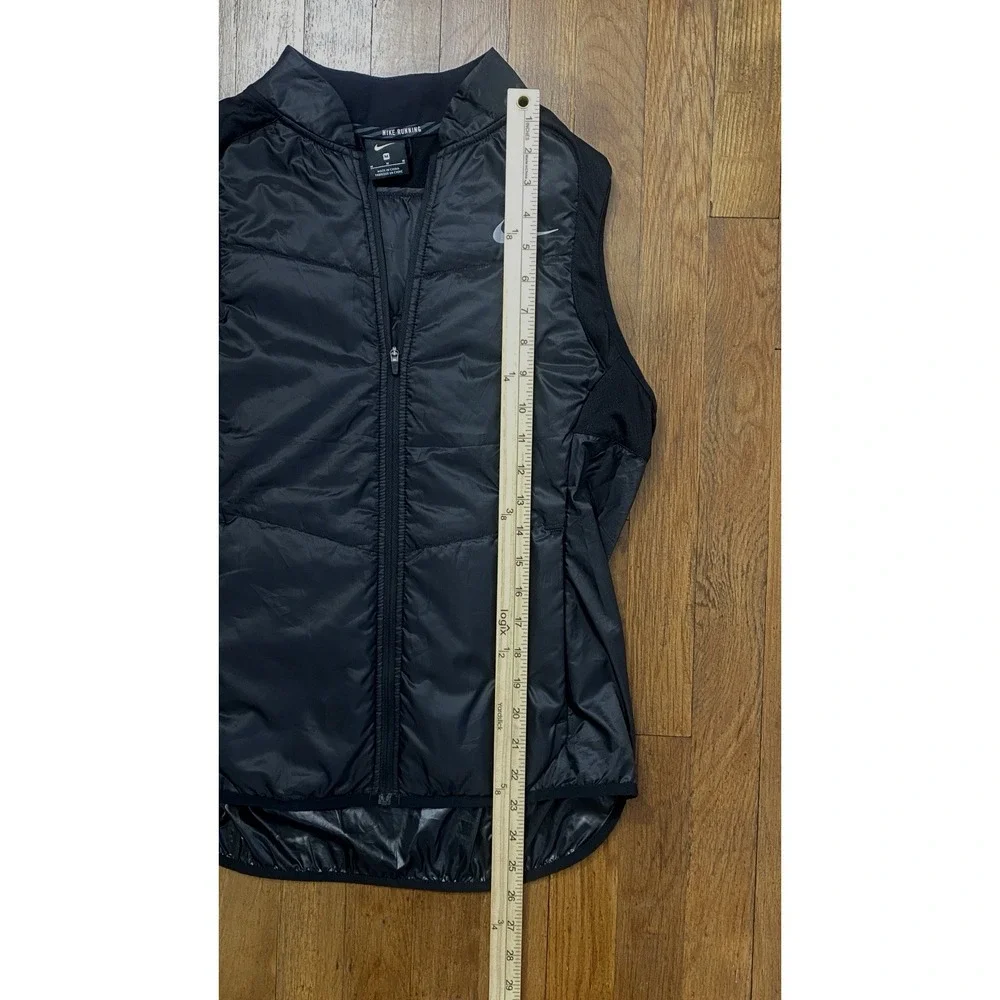 Nike Running Vest Size Medium Black Lightweight Breathable Athletic